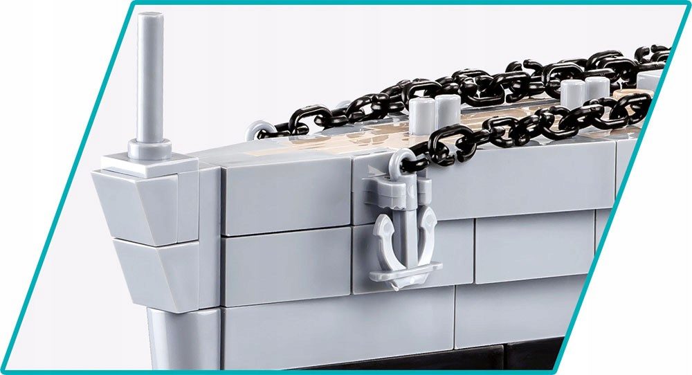 Klocki COBI 4830 HMS Hood – Brytyjski Krążownik Okręt Wojenny WWII 2613 el. - obrazek 9