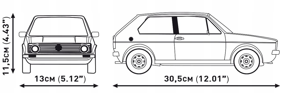 Klocki Cobi 24358 Volkswagen Golf GTI (1976-1983) - Executive Edition 1743 el. - obrazek 13