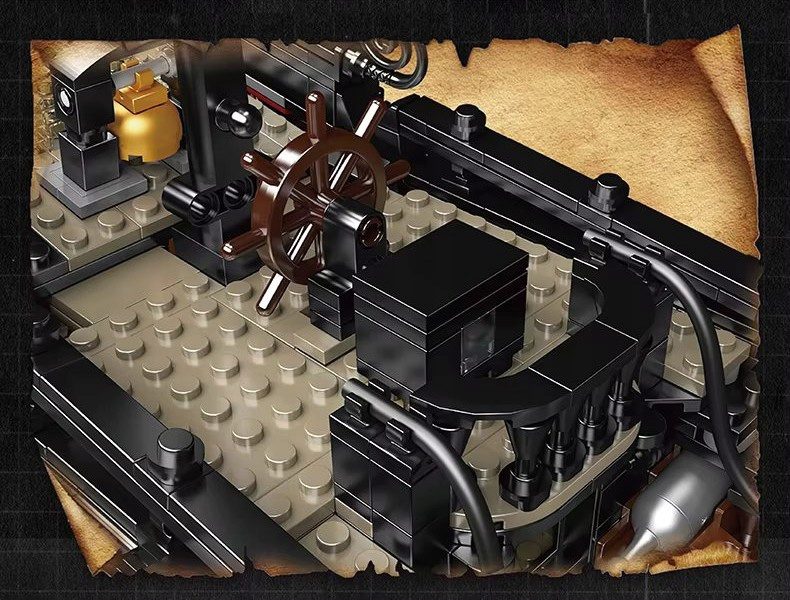 Klocki Mould King 13199 - Starek Piracki Widmo 3180 el. - obrazek 10