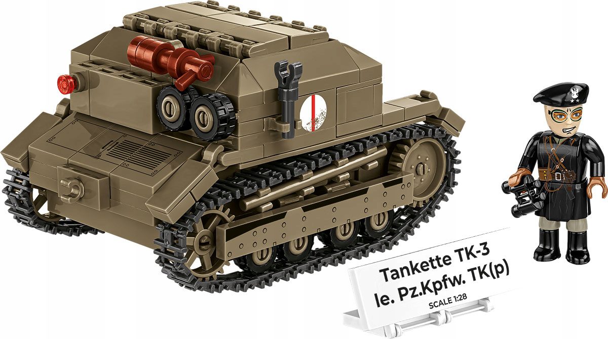 Klocki Cobi 2658 Czołg Polska Tankietka TK-3 323 el. - obrazek 2
