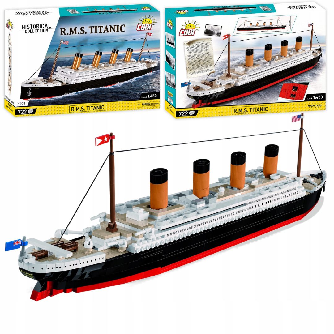 Klocki Cobi 1929 Titanic 722 el. - obrazek 8