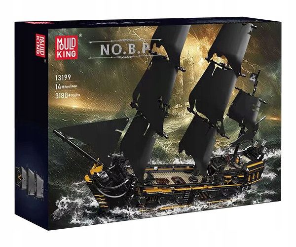 Klocki Mould King 13199 - Starek Piracki Widmo 3180 el. - obrazek 7