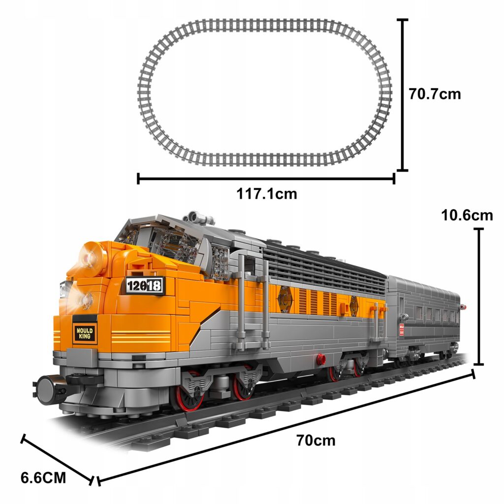 Lokomotywa z klocków