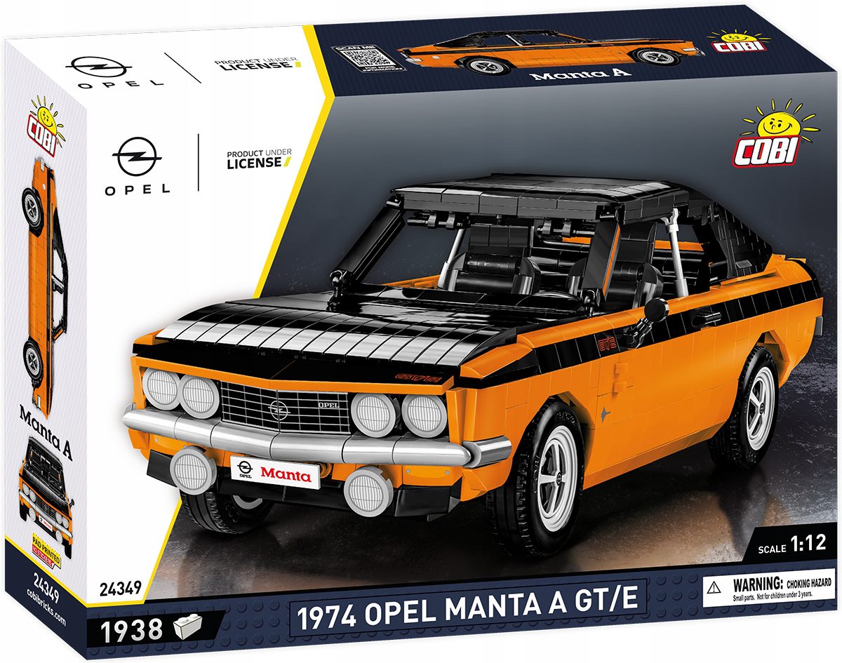 Klocki Cobi 24349 Opel Manta A GT/E 1938 el. - obrazek 3