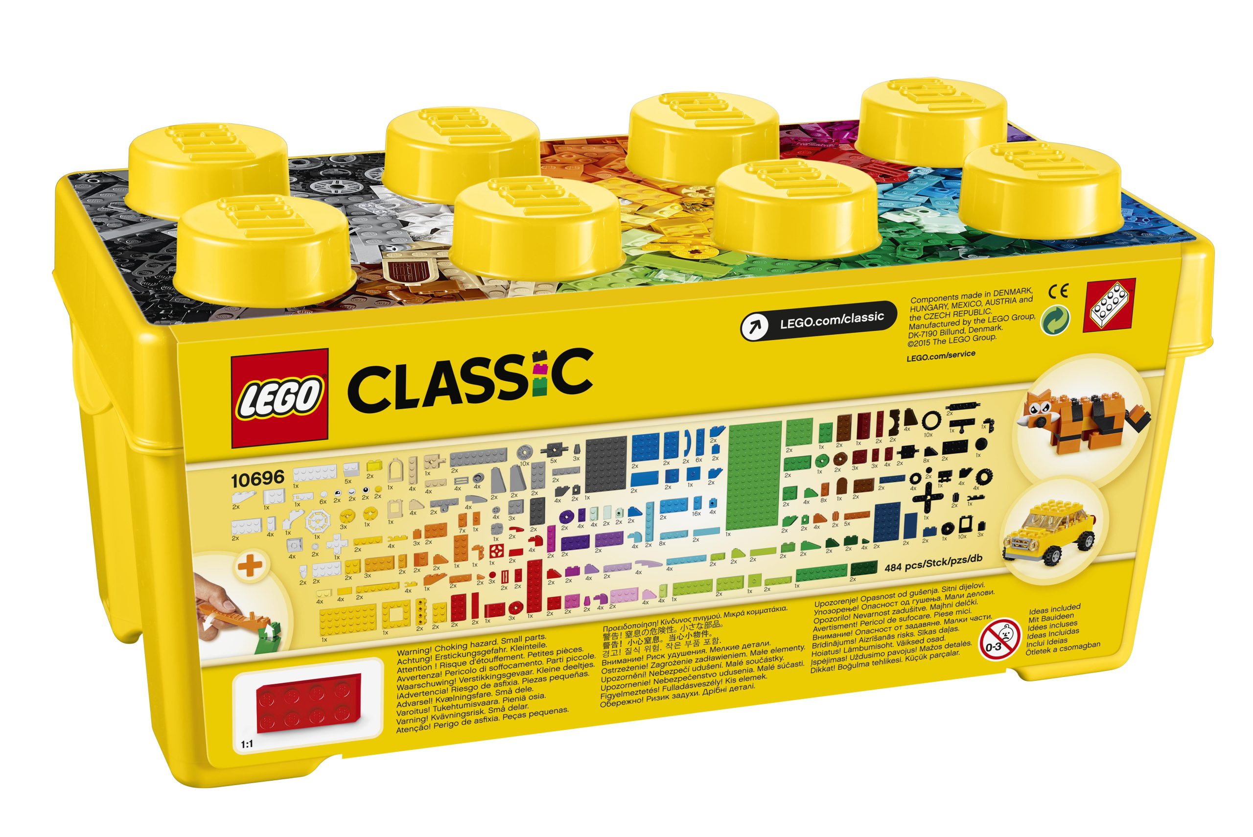 Klocki Lego Classic 10696 Kreatywne Klocki Średnie Pudełko 484 el. - obrazek 7
