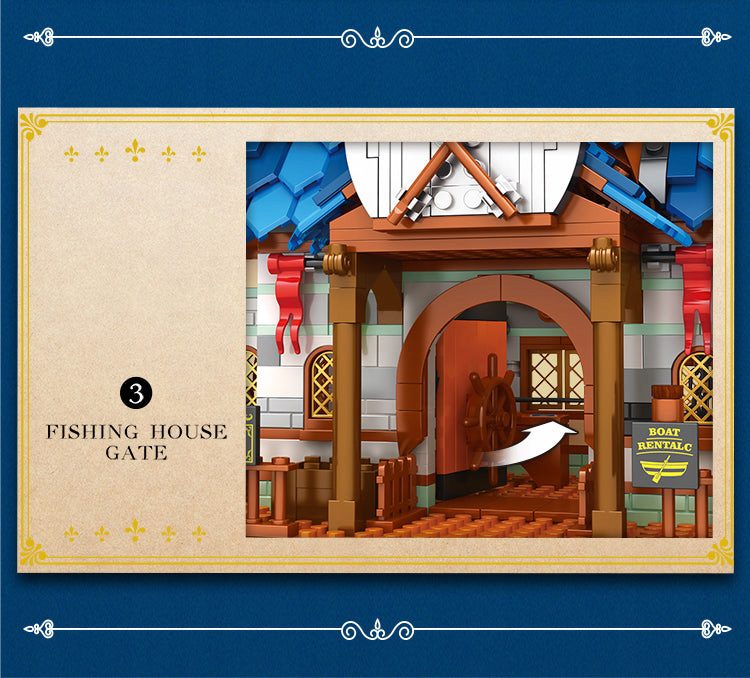 Klocki Reobrix 66007 Chatka Rybaka 2450 el. - obrazek 7