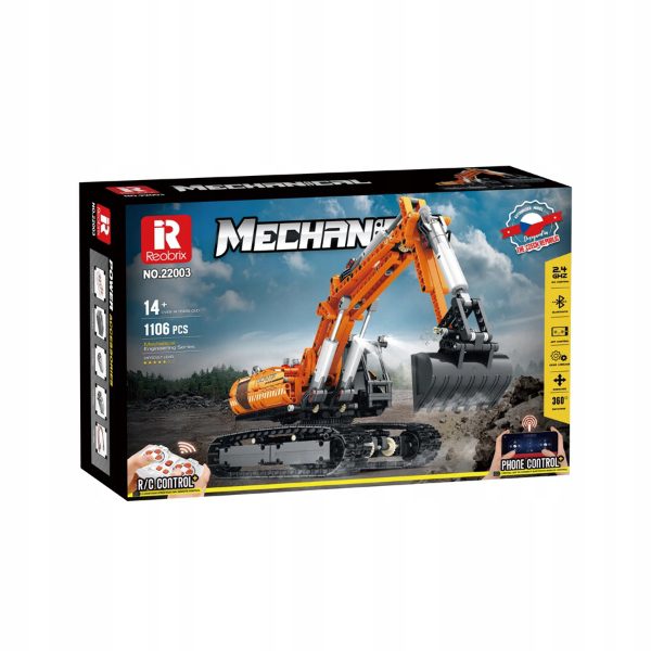 Klocki Reobrix 22003 Zdalnie Sterowana Koparka 1106 el. - obrazek 4