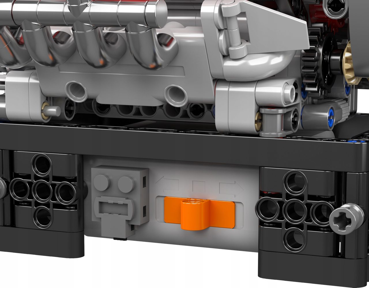 Mould King 10204 Engine Klocki konstrukcyjne Silnik V8 750 el. - obrazek 8