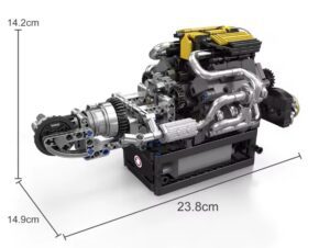 Mould King 10207 Silnik V12