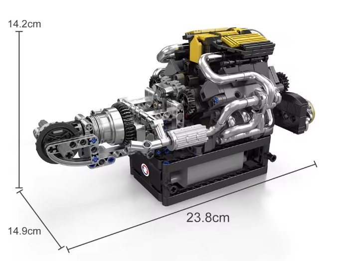 Mould King 10207 Engine Klocki konstrukcyjne 761 el. Silnik V12 - obrazek 5