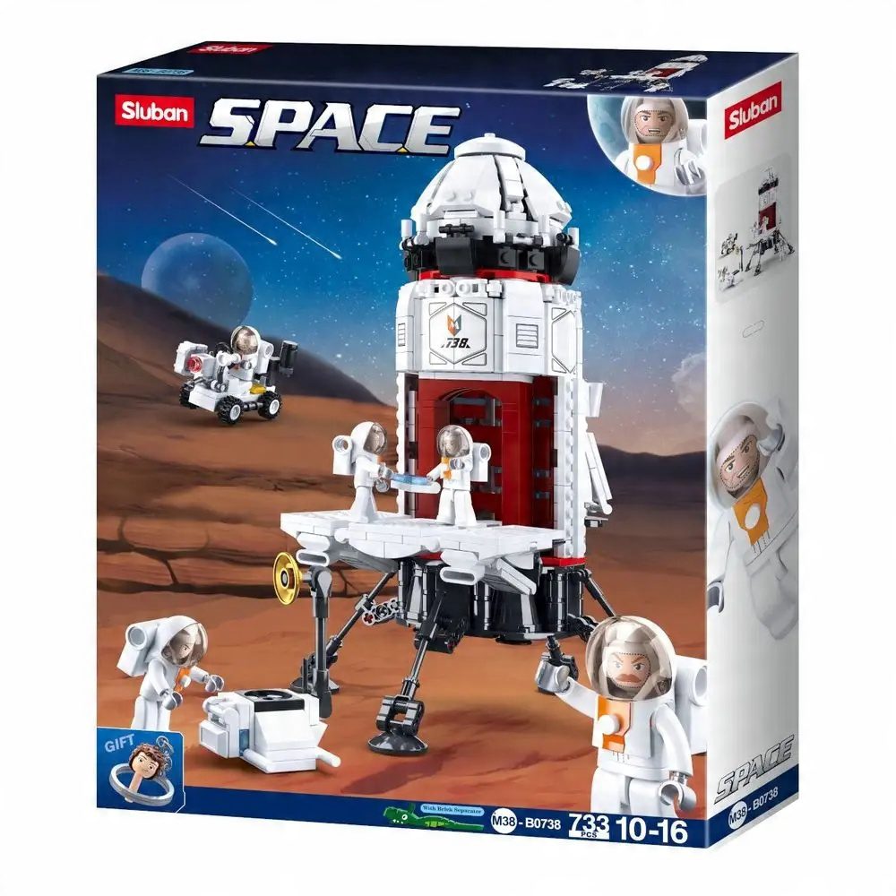 Klocki Sluban M38-B0738 - Kosmiczna Baza Badawcza 733 el.