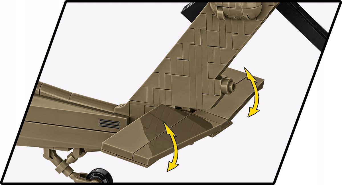 Klocki Cobi 5906 Śmigłowiec Sikorsky UH-60 Black Hawk 928 el. - obrazek 7