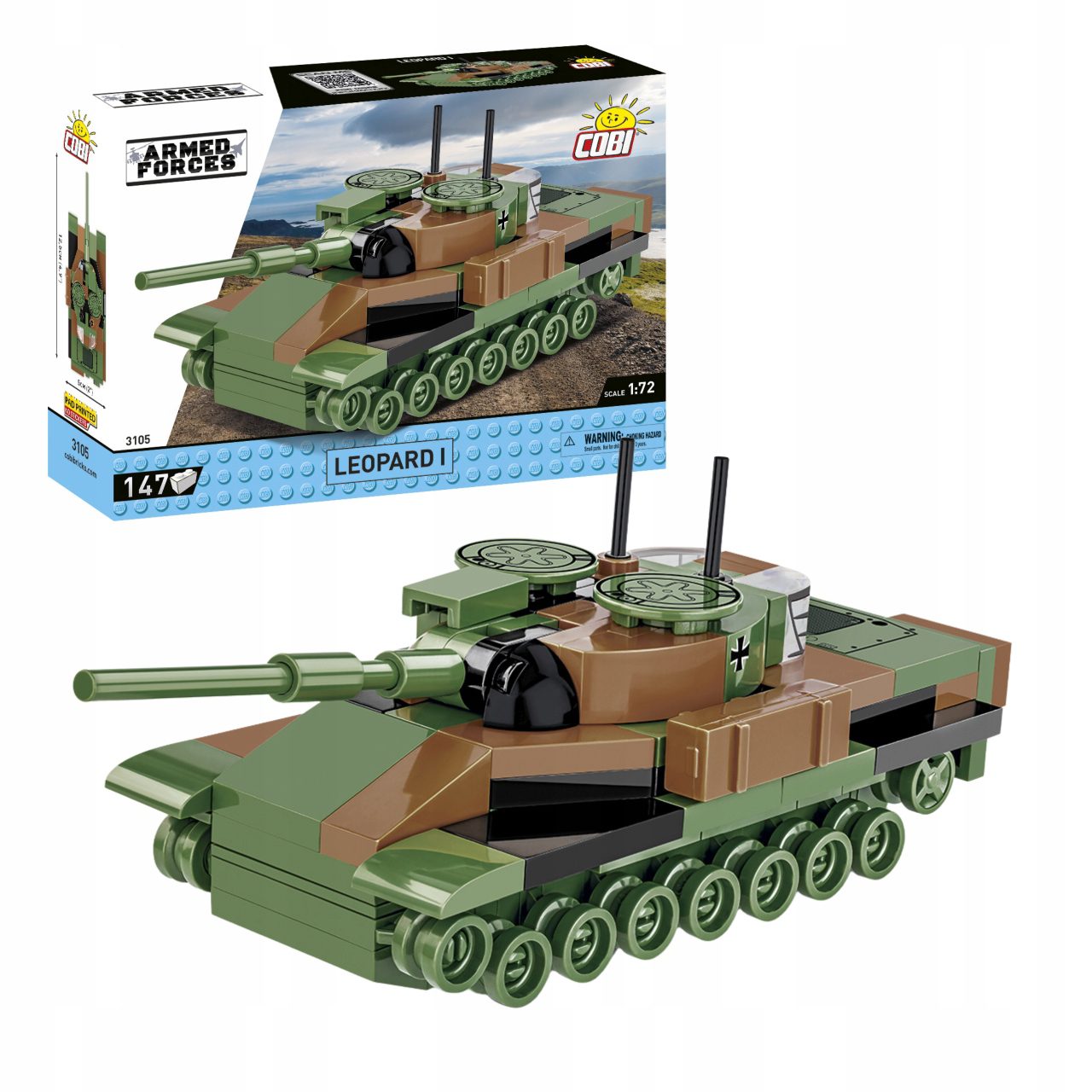 Klocki Cobi 3105 Czołg Leopard 1 Armed Forces 147 el.