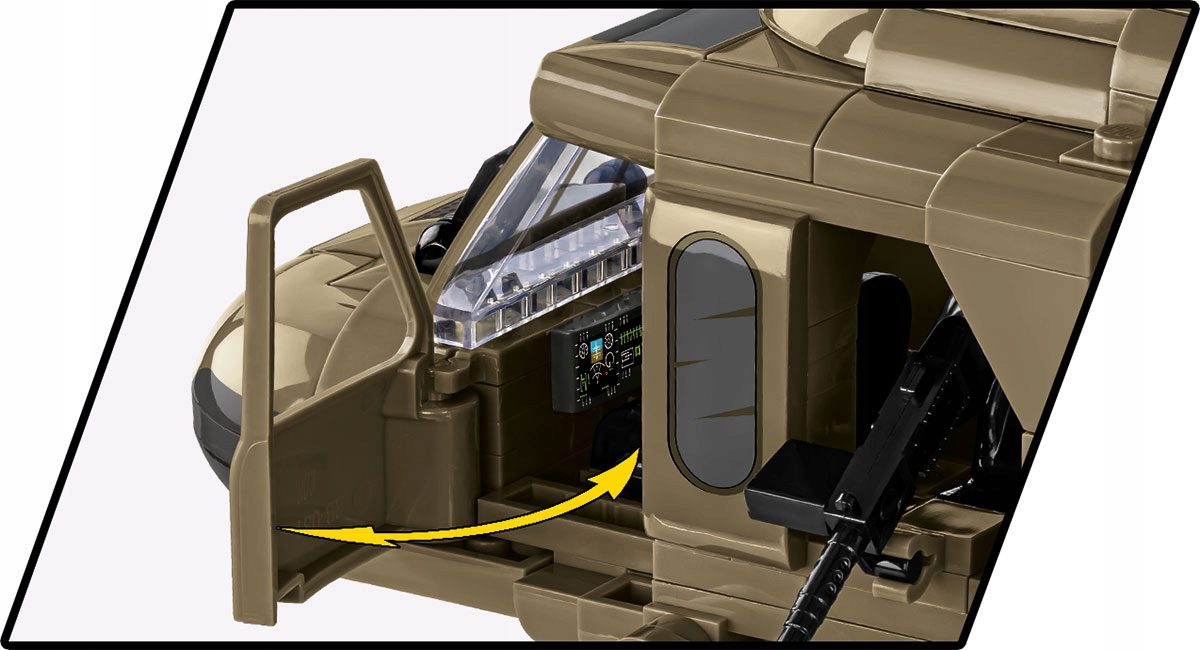 Klocki Cobi 5906 Śmigłowiec Sikorsky UH-60 Black Hawk 928 el. - obrazek 8