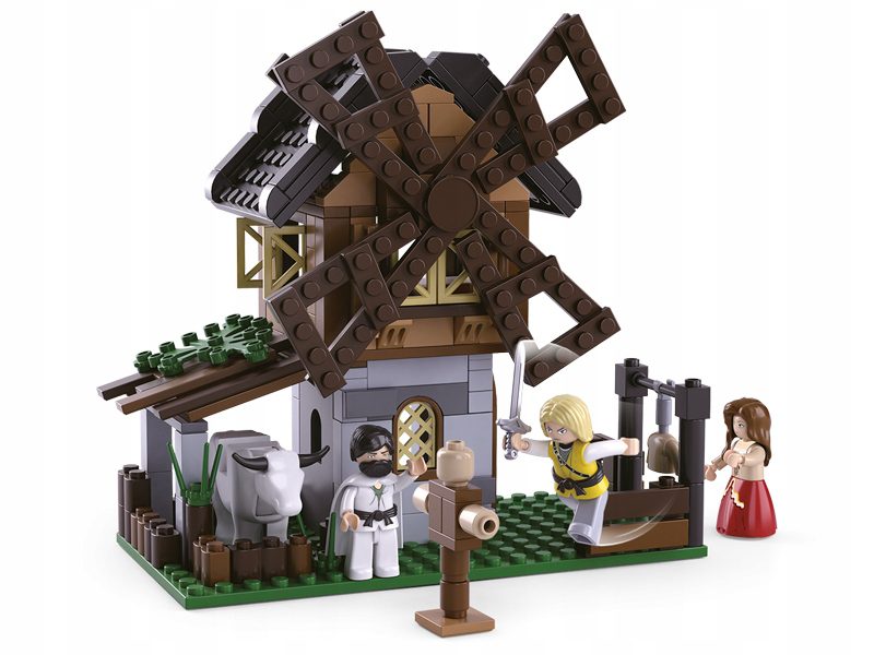 Klocki Sluban M38-B0617 Wiatrak Średniowieczny 291 el. - obrazek 2