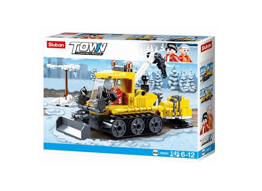Klocki Sluban M38-B0952 - Ratunkowy Pług Śnieżny 145 el.