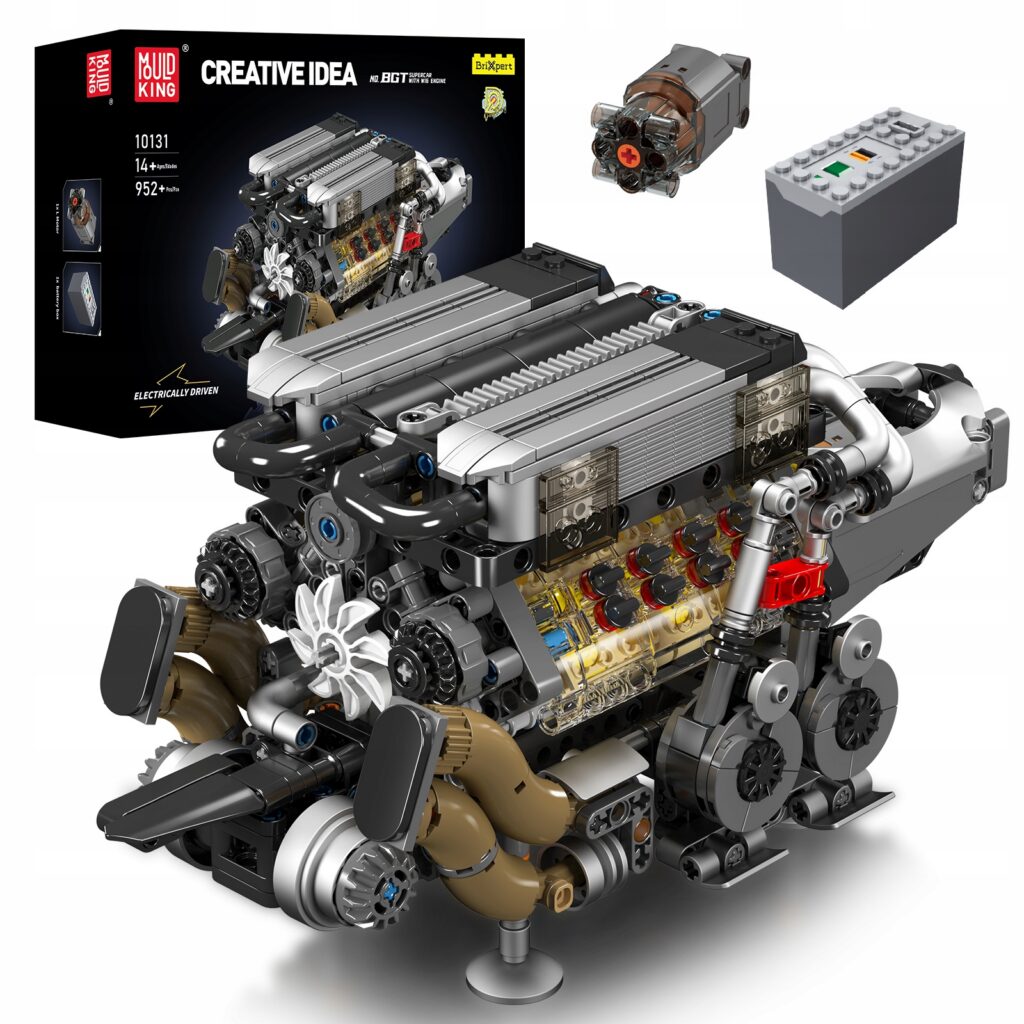 Klocki Mould King 10131 – Silnik W16