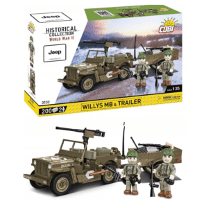 Klocki Cobi 3132 Willys MB Samochód Terenowy 200 el.