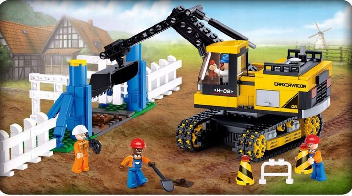 Klocki Sluban M38-B0551 Koparka 614 el. - obrazek 7