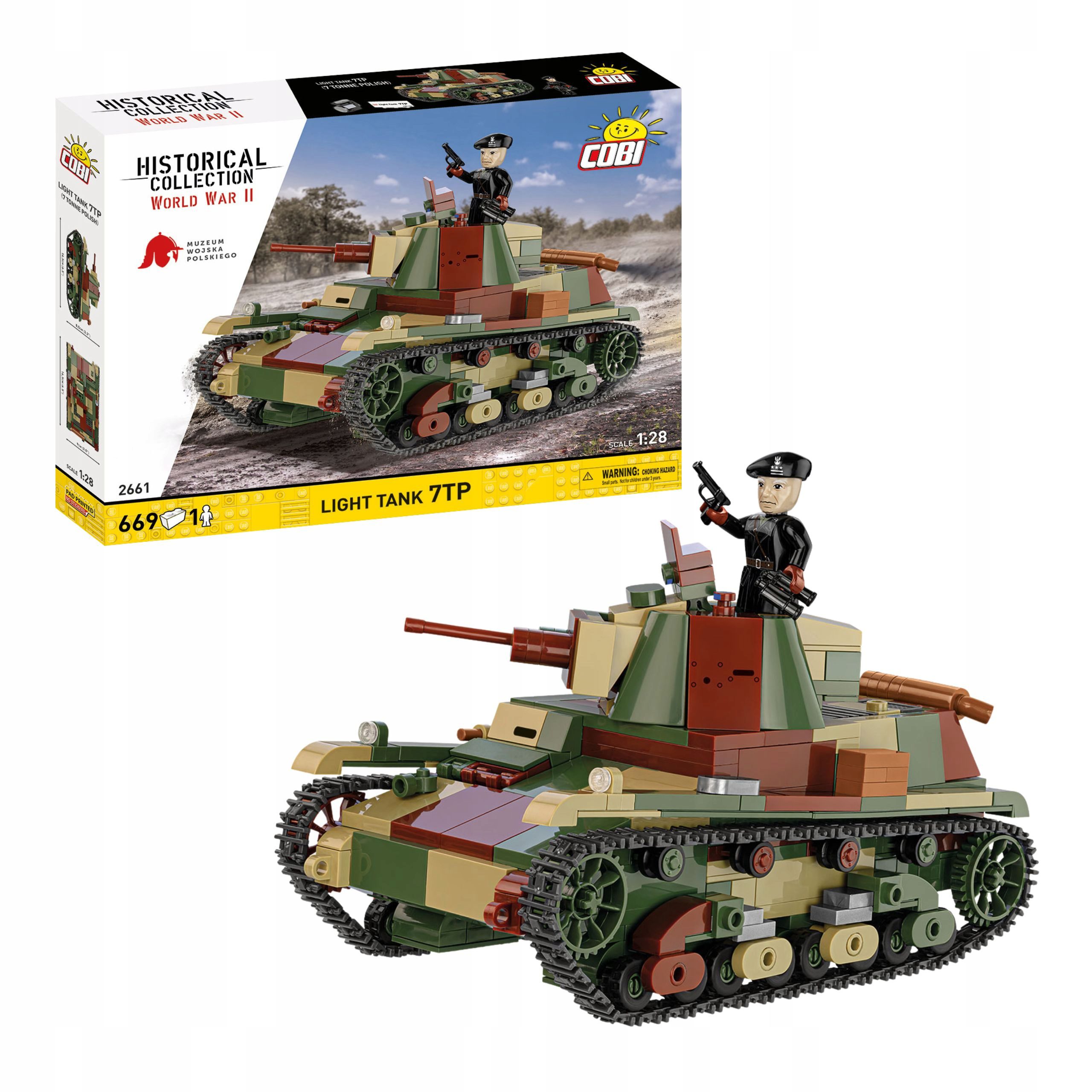 Klocki Cobi 2661 7TP wraz z kartonem