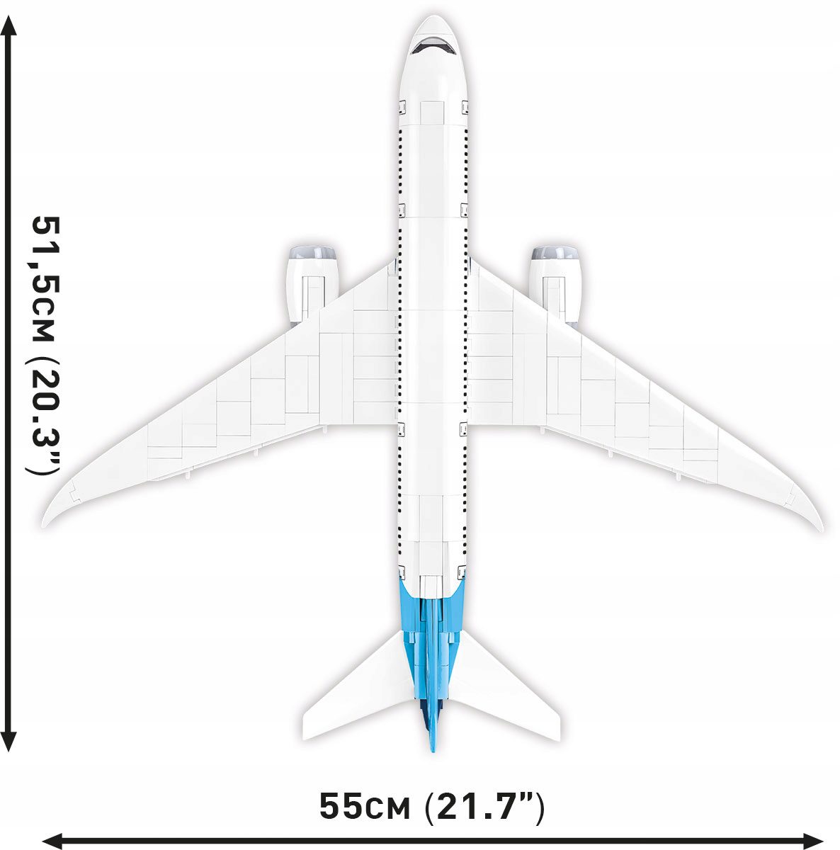 Klocki Cobi 26603 Samolot Boeing 787 Dreamliner 836 el. - obrazek 9
