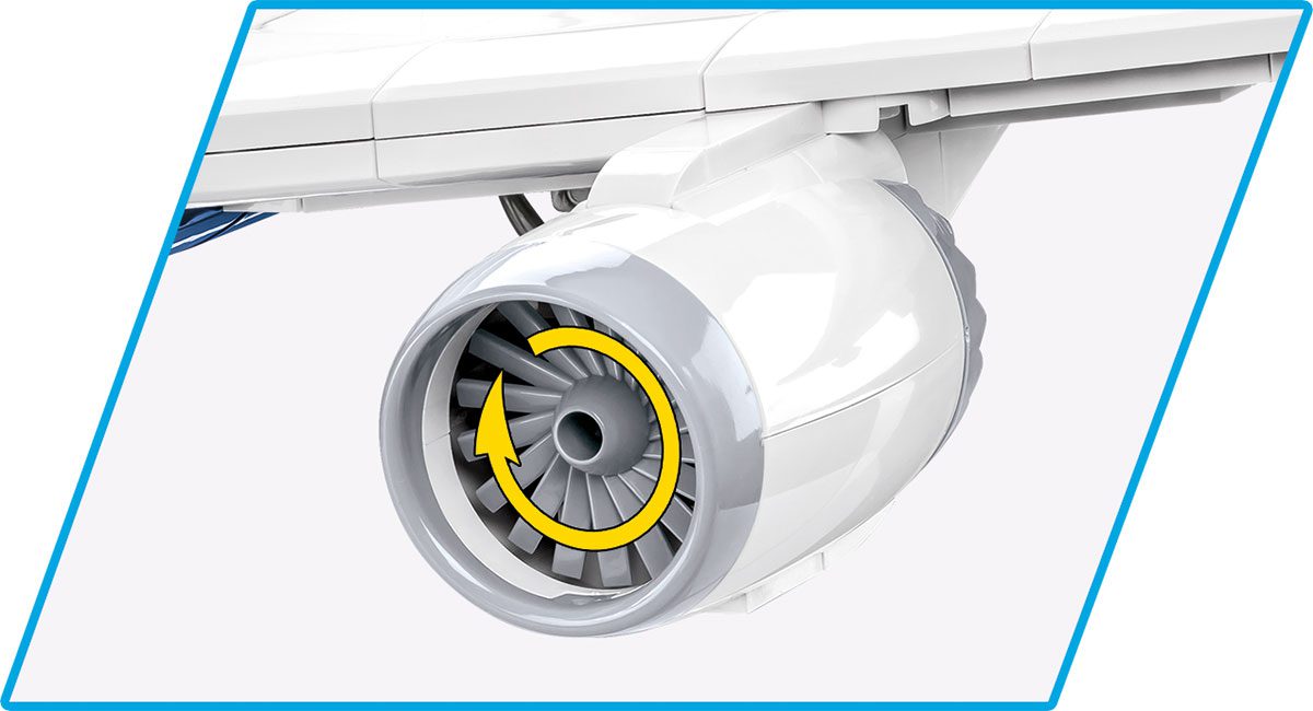 Klocki Cobi 26603 Samolot Boeing 787 Dreamliner 836 el. - obrazek 7