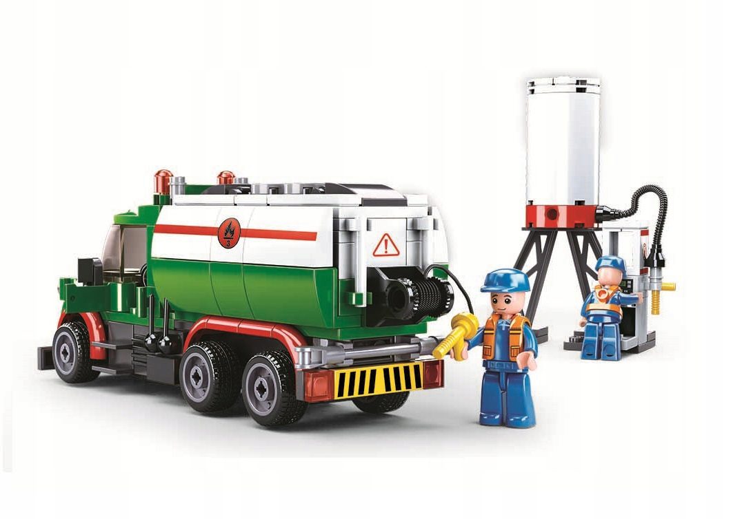 Klocki Sluban M38-B0878 Cysterna z Dystrybutorem 267 el. - obrazek 3
