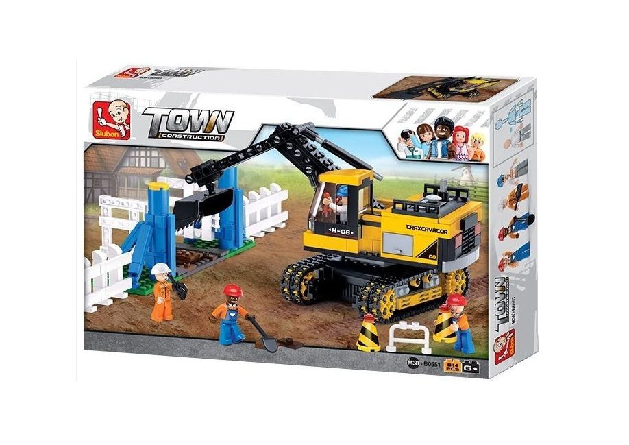 Klocki Sluban M38-B0551 Koparka 614 el.