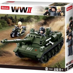 Klocki Sluban M38-B0687 Niszczyciel Czołgów SU-85 338 el.