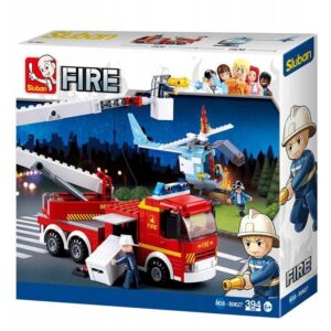 Klocki Sluban M38-B0627 Wóz Strażacki + Helikopter 394 el.