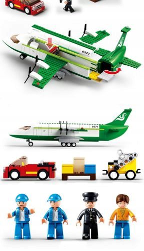 Klocki Sluban M38-B0371 Samolot Cargo 383 el. - obrazek 5