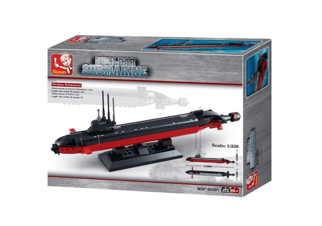 Klocki Sluban M38-B0391 Atomowa Łódź Podwodna 193 el.