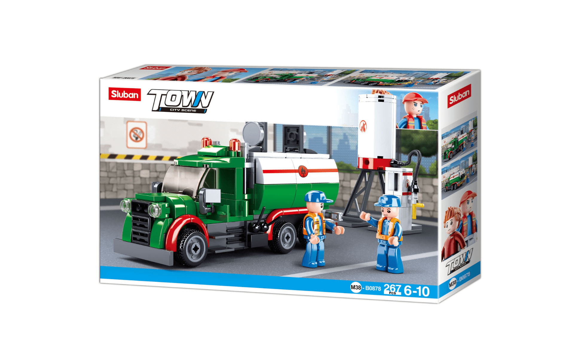 Klocki Sluban M38-B0878 Cysterna z Dystrybutorem 267 el.