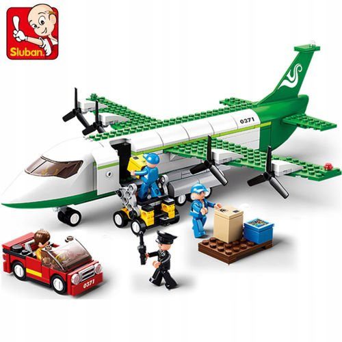 Klocki Sluban M38-B0371 Samolot Cargo 383 el. - obrazek 2