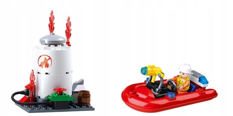 Klocki Sluban M38-B0630 Łódź Strażacka 429 el. - obrazek 5