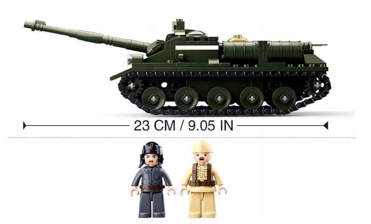 Klocki Sluban M38-B0687 Niszczyciel Czołgów SU-85 338 el. - obrazek 5
