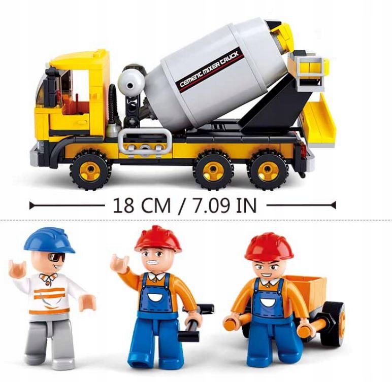 Klocki Sluban M38-B0550 Betoniarka 248 el. - obrazek 5