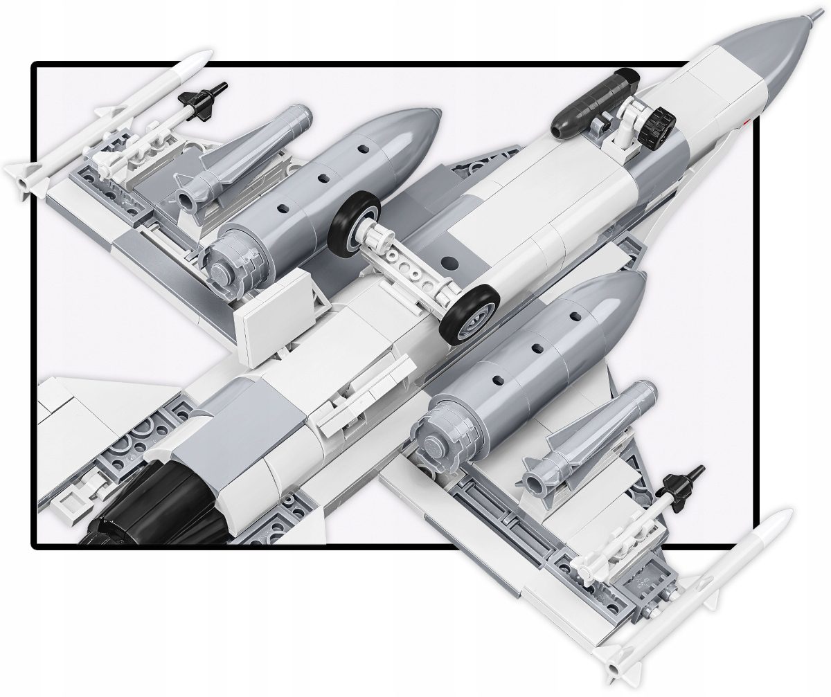 Klocki Cobi 5910 Samolot Myśliwski Polskich Sił Zbrojnych F-16C 463 el. - obrazek 9