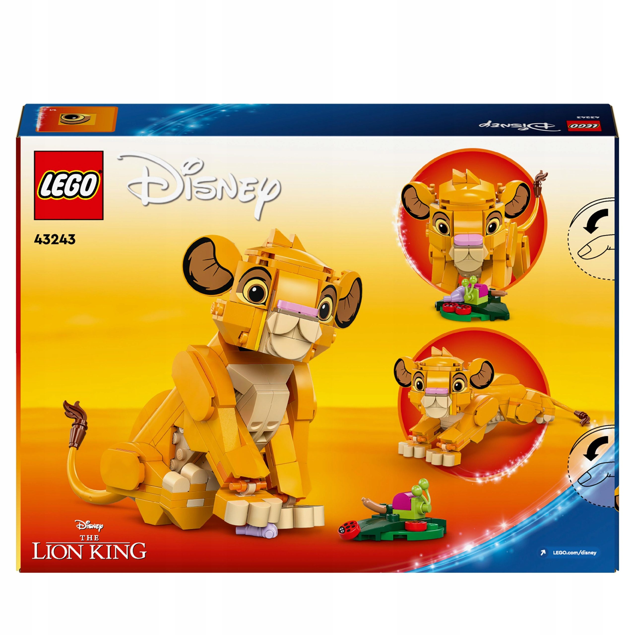 Klocki Lego 43243 Disney Król Lew Lwiątko Simba 222 el. - obrazek 8