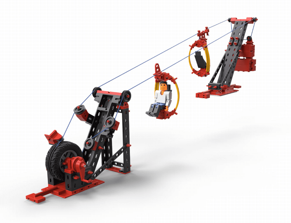 Fischertechnik kolejka linowa