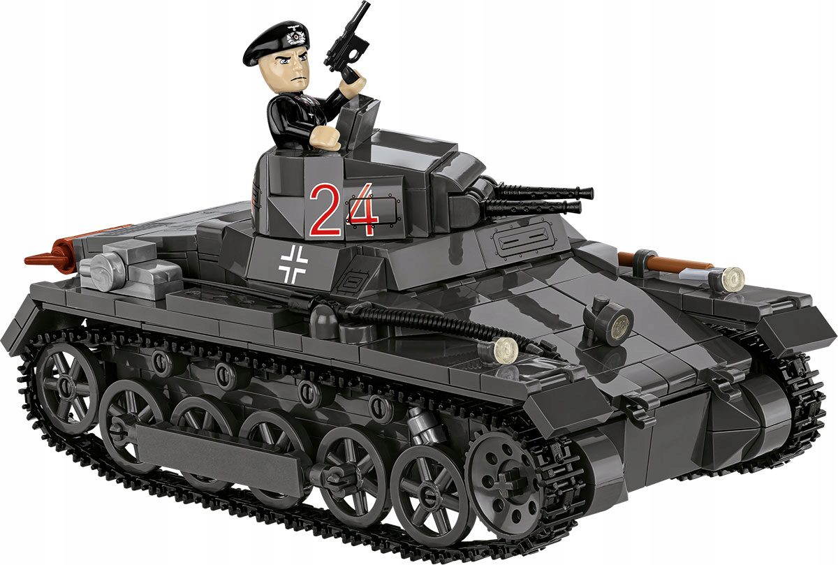 Klocki Cobi 2660 Niemiecki Czołg Panzer I Ausf.B 654 el. - obrazek 4
