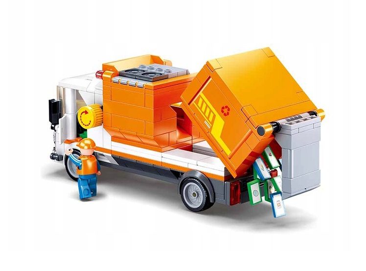 Klocki Sluban M38-B1066 Śmieciarka 326 el. - obrazek 3