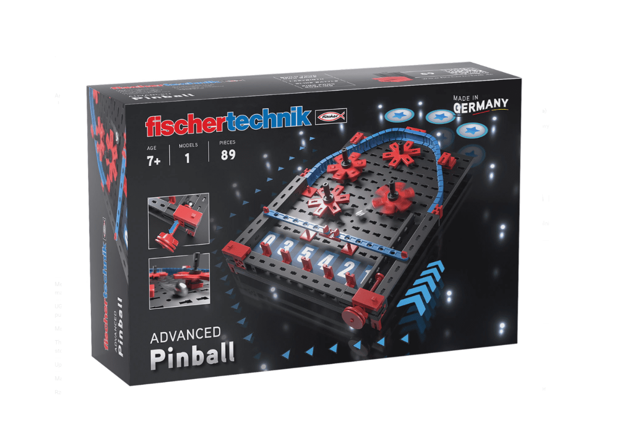 Klocki Fischertechnik Pinball Flipper Zestaw Edukacyjny dla Dziecka