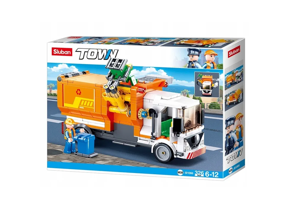 Klocki Sluban M38-B1066 Śmieciarka 326 el.
