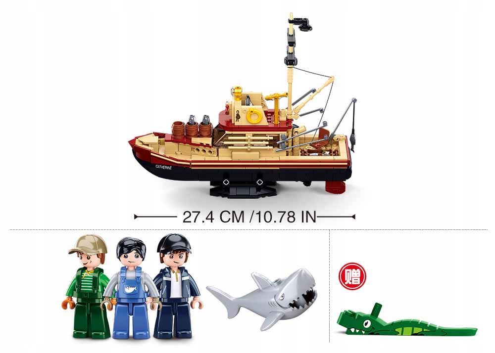 Klocki Sluban Łódź Wielorybników