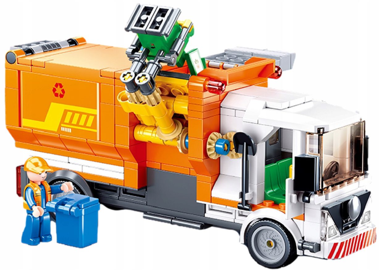 Klocki Sluban M38-B1066 Śmieciarka 326 el. - obrazek 2