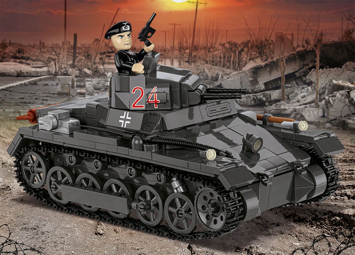 Klocki Cobi 2660 Niemiecki Czołg Panzer I Ausf.B 654 el. - obrazek 9