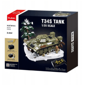 Klocki Sluban M38 - B7072 Zdalnie Sterowany Czołg T-34S 837 el.