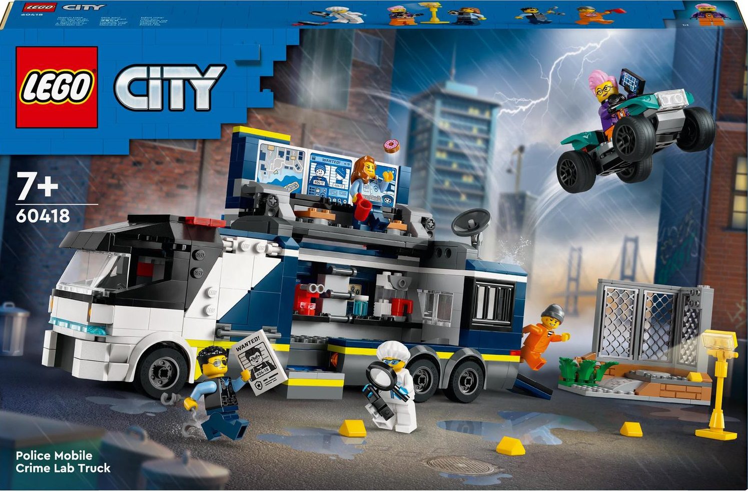 Klocki LEGO City 60418 Policja - Mobilne Laboratorium Kryminalistyki 674 el - obrazek 7