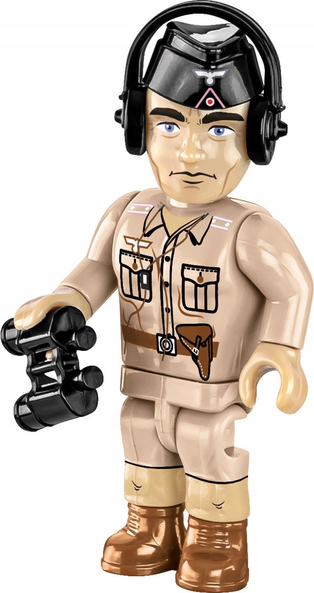 Klocki Cobi 3123 TIGER 131 Niemiecki Czołg Tiger I II WŚ 896 el. - obrazek 11